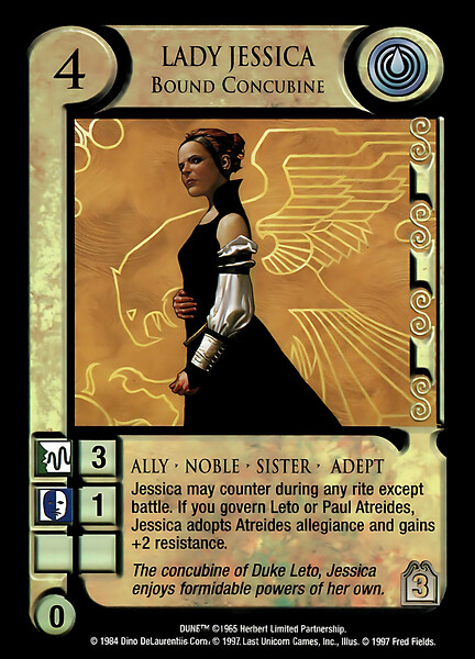 Lady Jessica, Bound Concubine